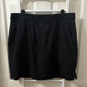 Black Skort with Pockets